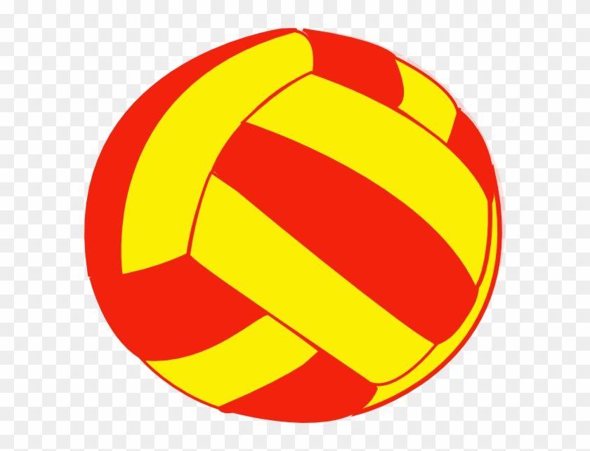 Red and Yellow Volleyball Logo - Red And Yellow Volleyball Clip Art At Clker - Ball - Free ...