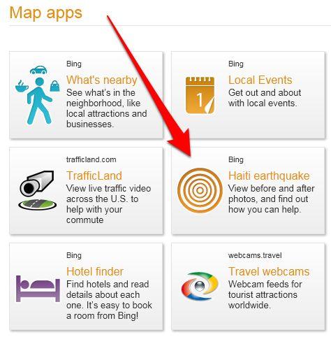 Bing Maps App Logo - Bing Maps Earthquake App. See Satellite Image Of H