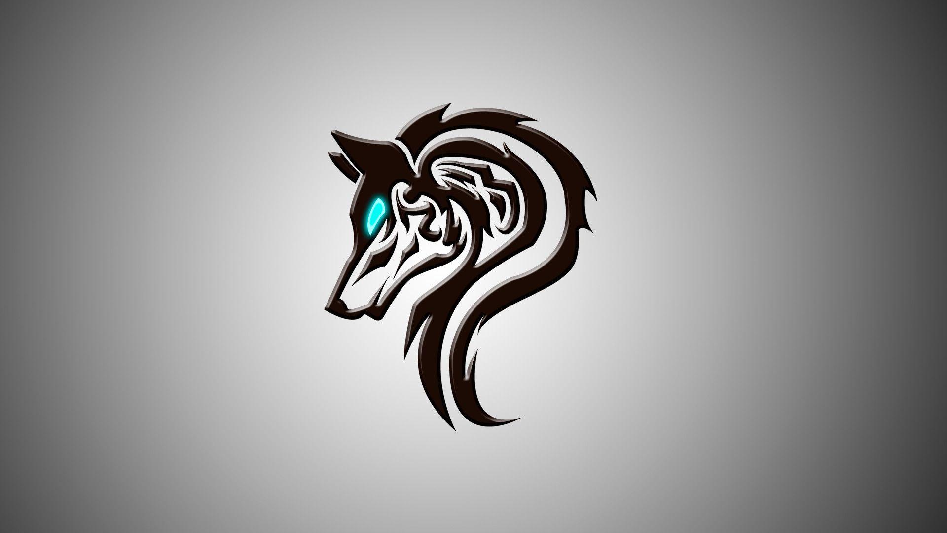 Tribal Wolf Logo - Vectorial Wolf Logo, Maró Valls