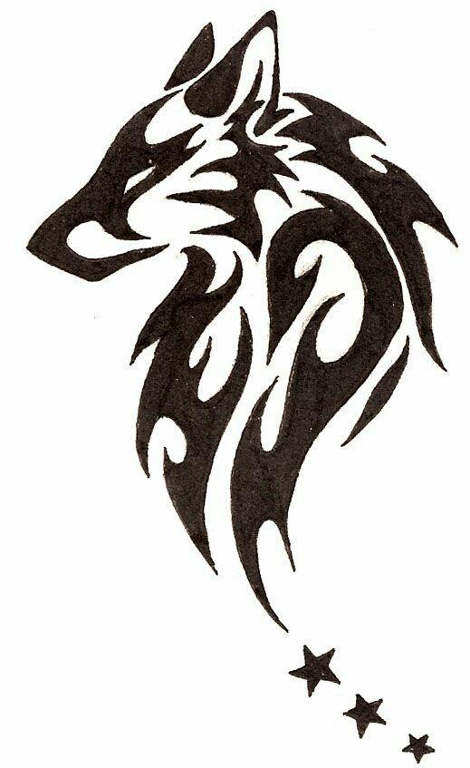 Tribal Wolf Logo - tatoo. Wolf tattoos, Tattoos, Tribal wolf tattoo
