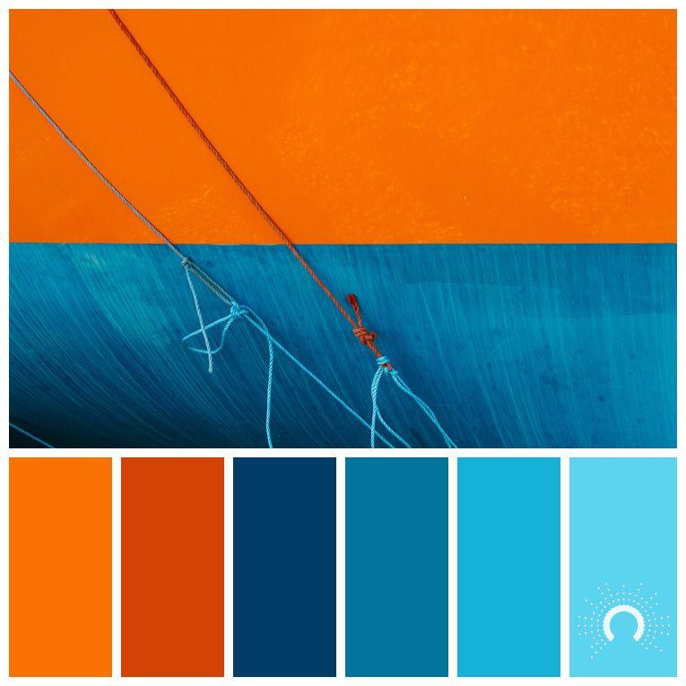 Light Blue Red Orange and Blue Logo - color palette, color combination, Farbpalette, hue, orange, red ...