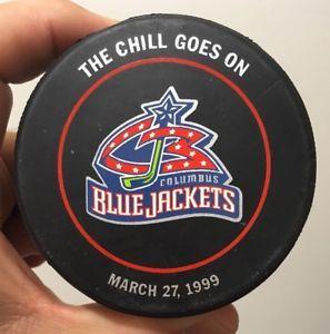 3 Columbus Logo - Vintage Blue Jackets Columbus Chill The Chill Goes On 3-27-99 Hockey ...