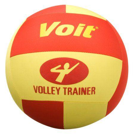 Red and Yellow Volleyball Logo - Voit Budget Volley Trainer / Yellow