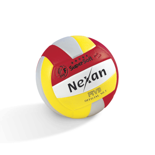 Red and Yellow Volleyball Logo - Volleyball NEXAN PRO VPC 5L, 240 Gr