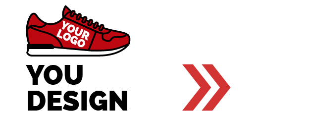 Shoe Red Logo - Customized Sneakers - BrandYourShoes