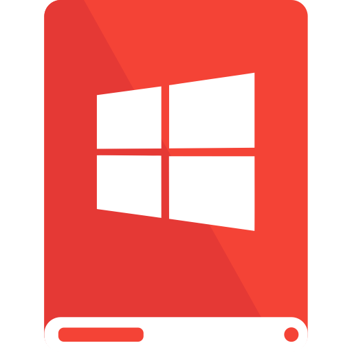 Red Windows Logo - Drive, red, white, windows icon
