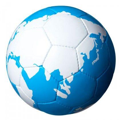 Soccer Ball Globe Logo - FUTSAL GLOBE SOCCER BALL