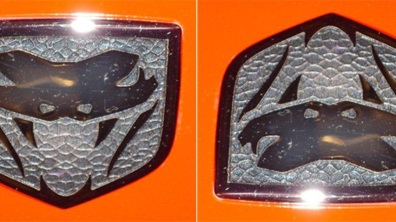 Upside Down Pontiac Logo - Turn the Dodge Viper logo upside down and guess who appears