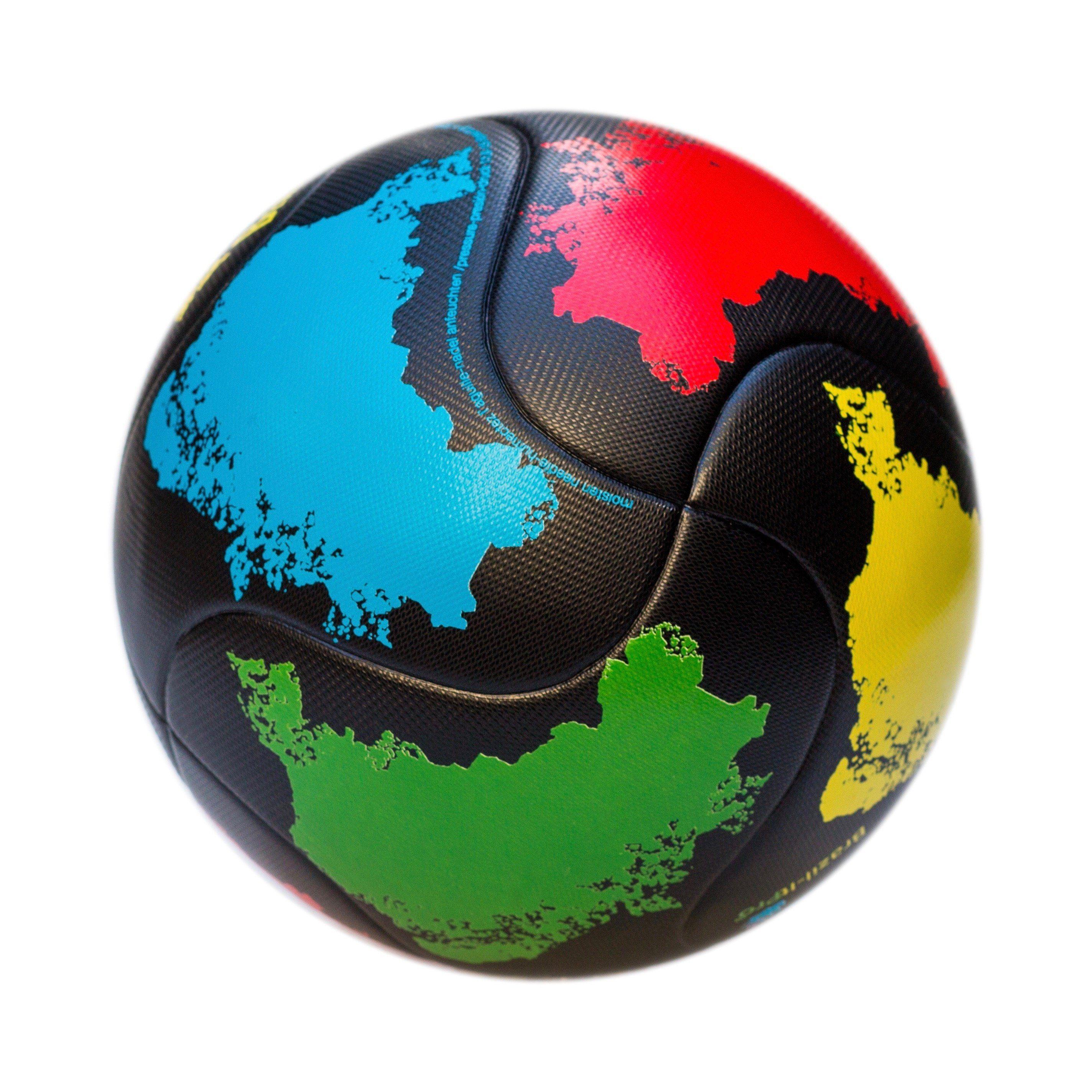 Soccer Ball Globe Logo - Bend-It Soccer Brazil-It Pro, Soccer Ball Size 5, Match Ball | Bend ...