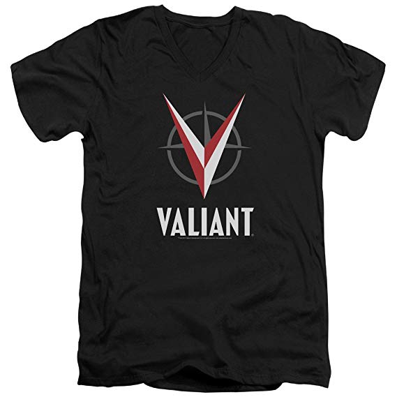 V Clothing Logo - Valiant Logo V Neck T Shirt: Amazon.co.uk: Clothing