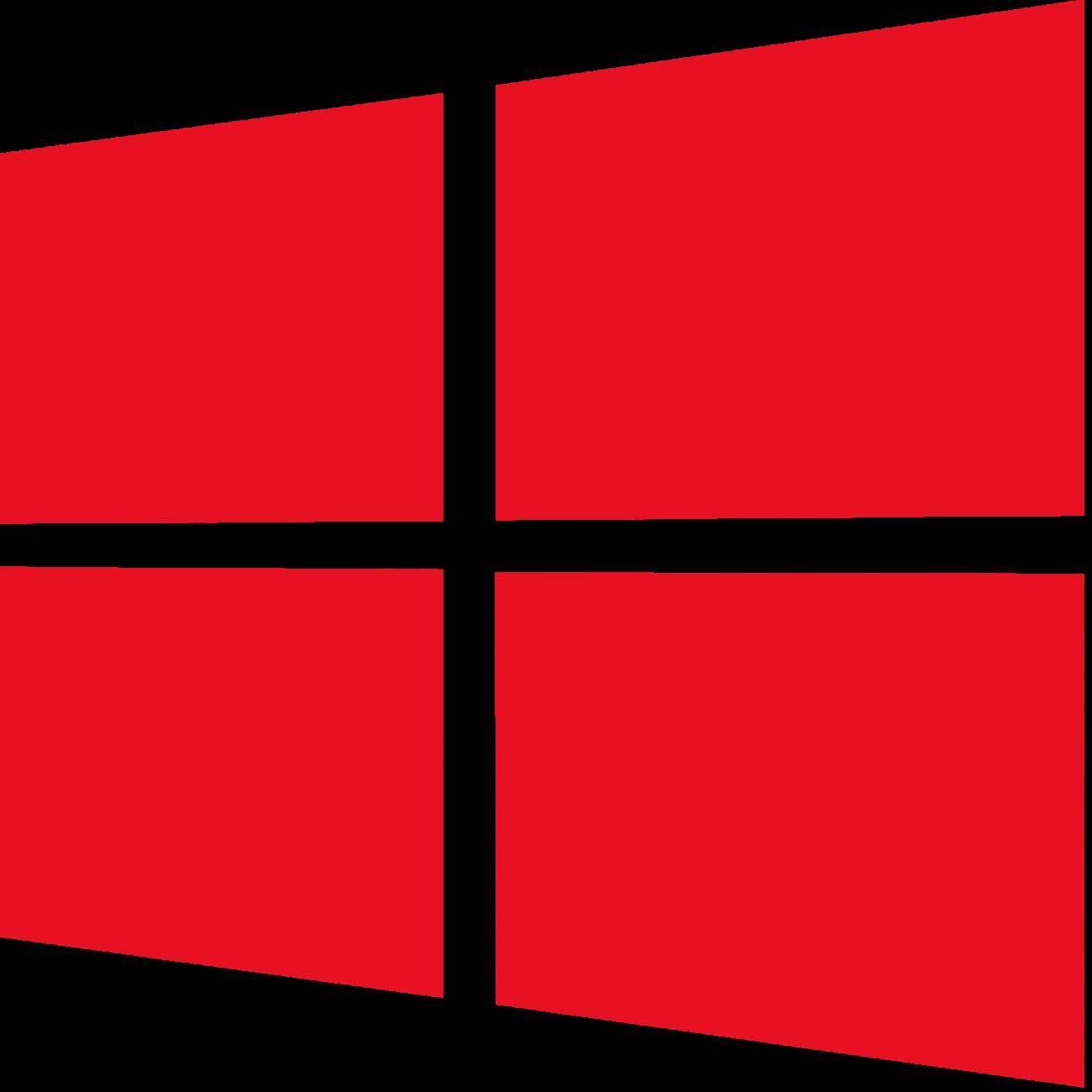 Red Windows Logo - 