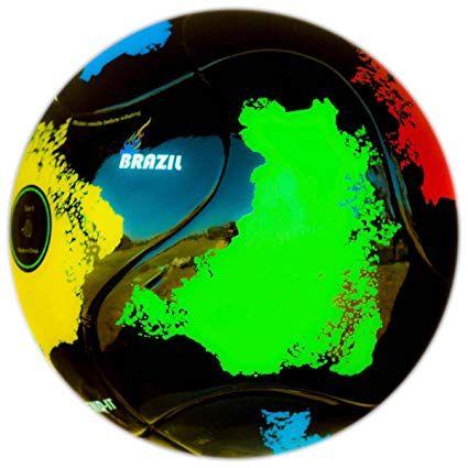Soccer Ball Globe Logo - Amazon.com : Bend-It Brazil Training Soccer Ball : Sports & Outdoors