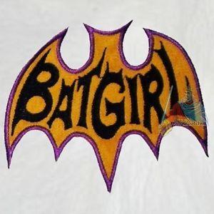 Adam West Bat Logo - Batman Batgirl Logo Serie of Yvonne Craig Embroidered Patch Adam ...