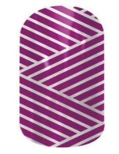 Purple Jamberry Logo - New: half sheet Jamberry nail wraps - Purple & Silver Crisscross | eBay
