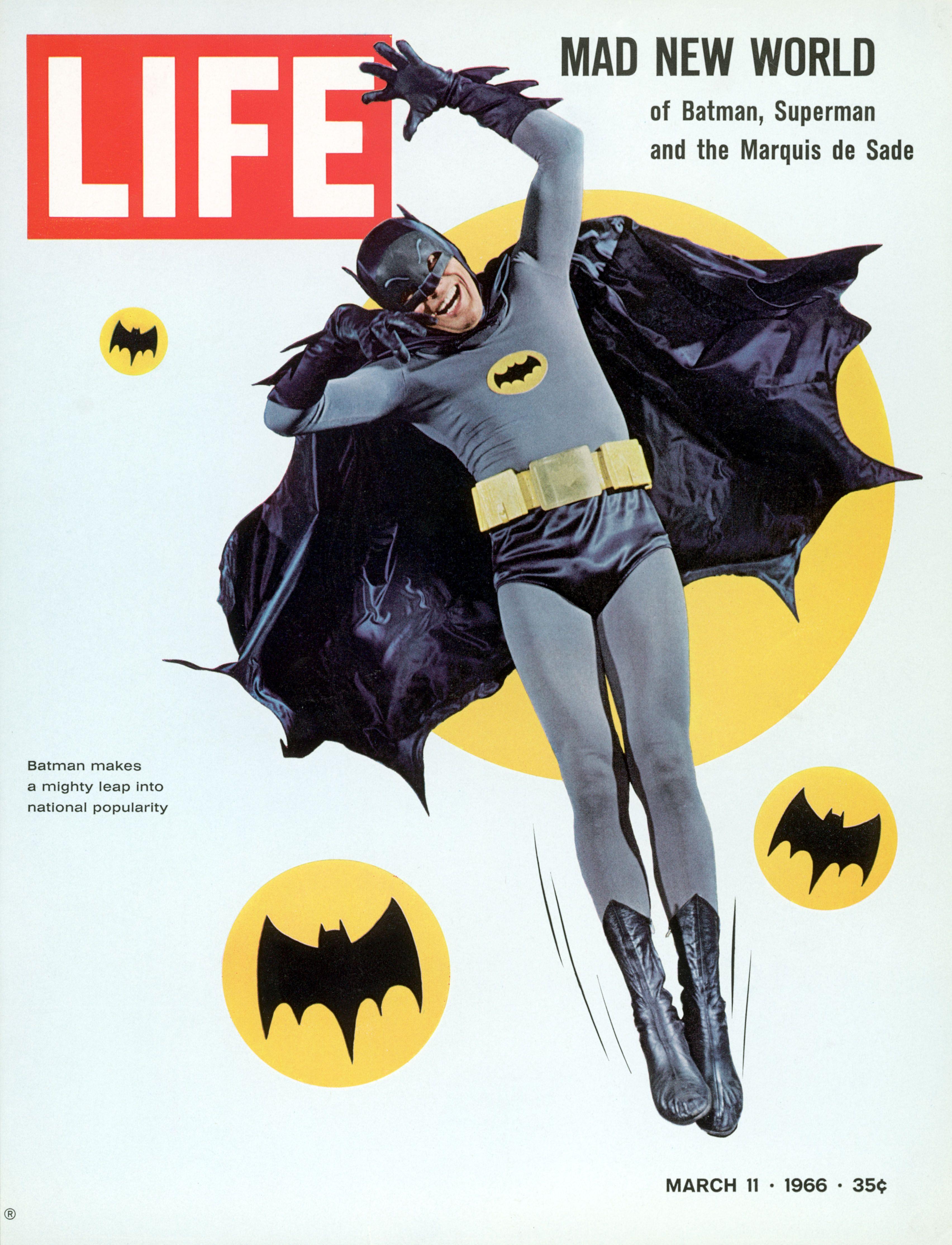 Adam West Bat Logo - Adam West: His 1966 LIFE Magazine Cover
