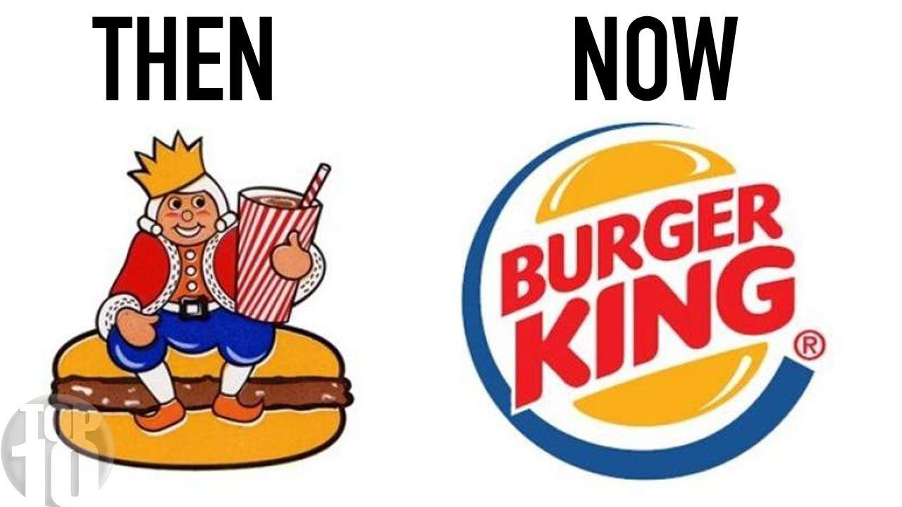 Famous Food Logo - 10 Famous Logos Then And Now - YouTube