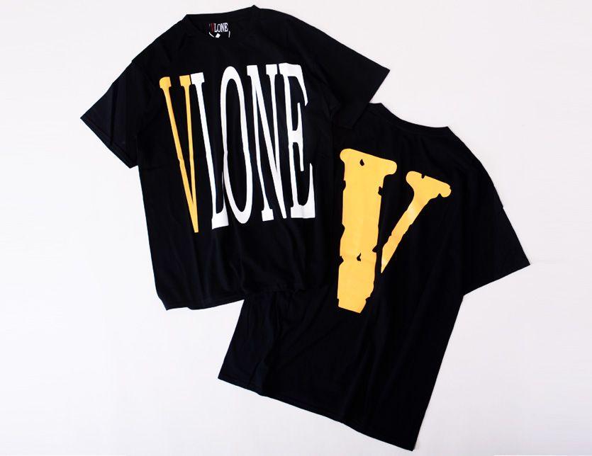 Vlone Brand Logo - rodeo-2nd: VLONE Vee Ron Vee loan T-shirt men gap Dis unisex short ...