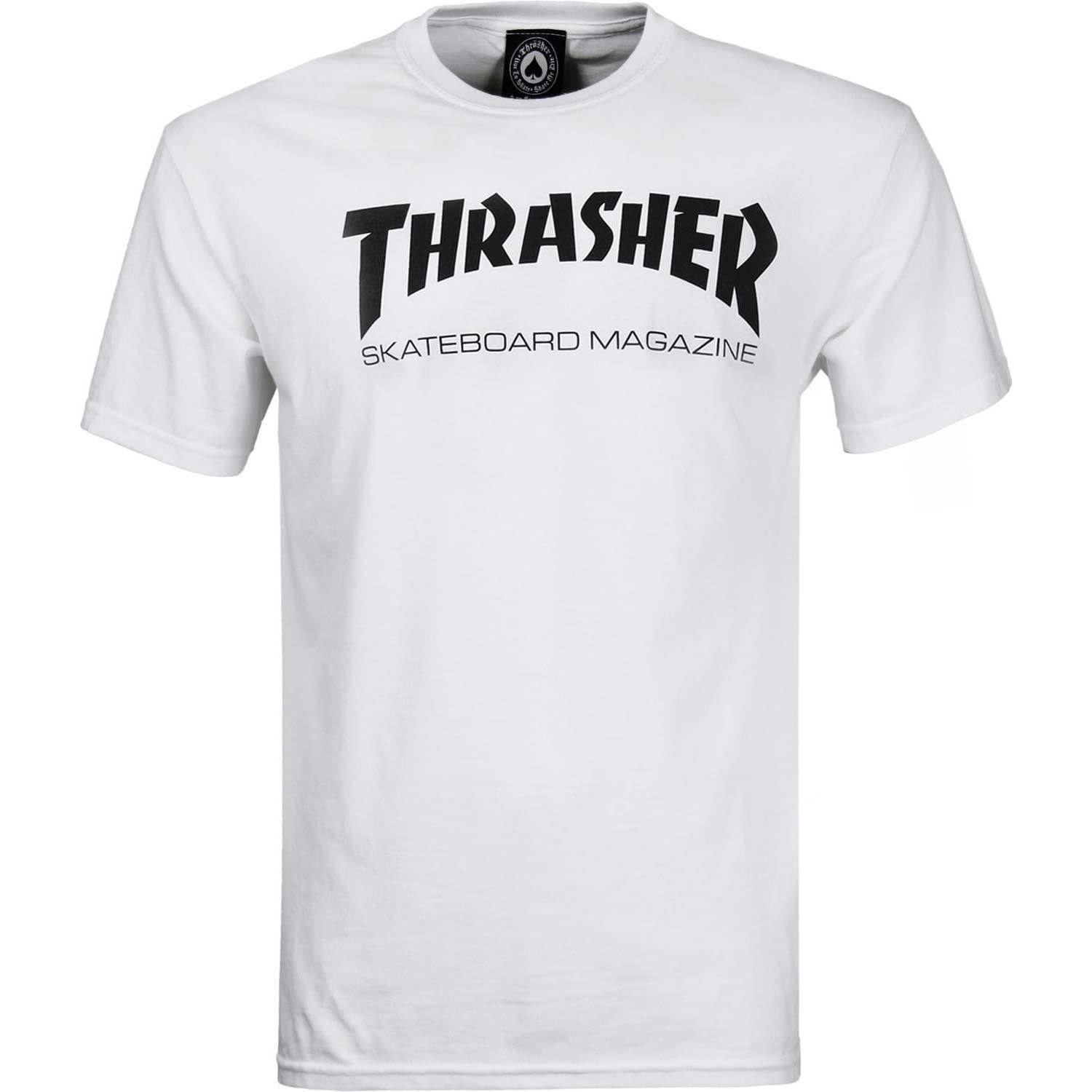 Black and White Skateboards Thrasher Logo - Thrasher Boys Skate Mag Logo Youth T-Shirt, Black/White | BUY NOW