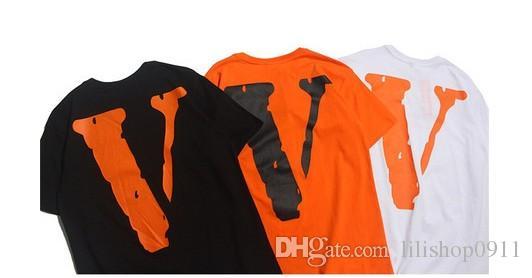 Vlone Brand Logo - Brand T Shirt BOX LOGO X VLONE Couple T Shirts Fashion Letter ...