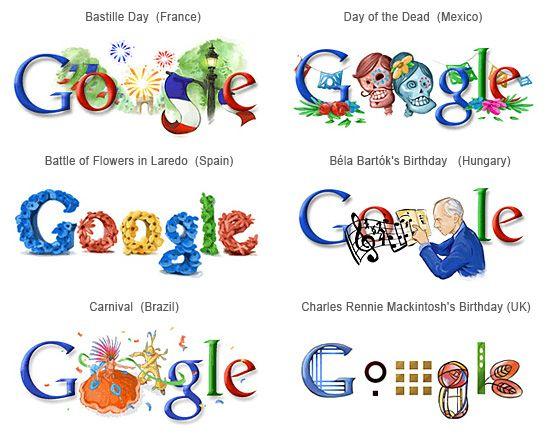 Different Google Logo - Google Doodles from Different Countries You Haven't Seen
