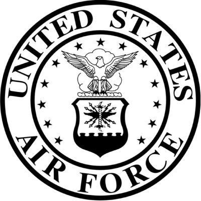 Black and White Air Force Logo - United States Air Force Clipart - Clipart Kid | Military | Pinterest ...