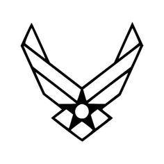 Black and White Air Force Logo - air force logo clip art - ClipArt Best - ClipArt Best | Air force ...