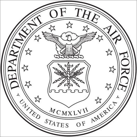 Large Air Force Logo - Laser Cut Air Force Emblem: 3 Steps