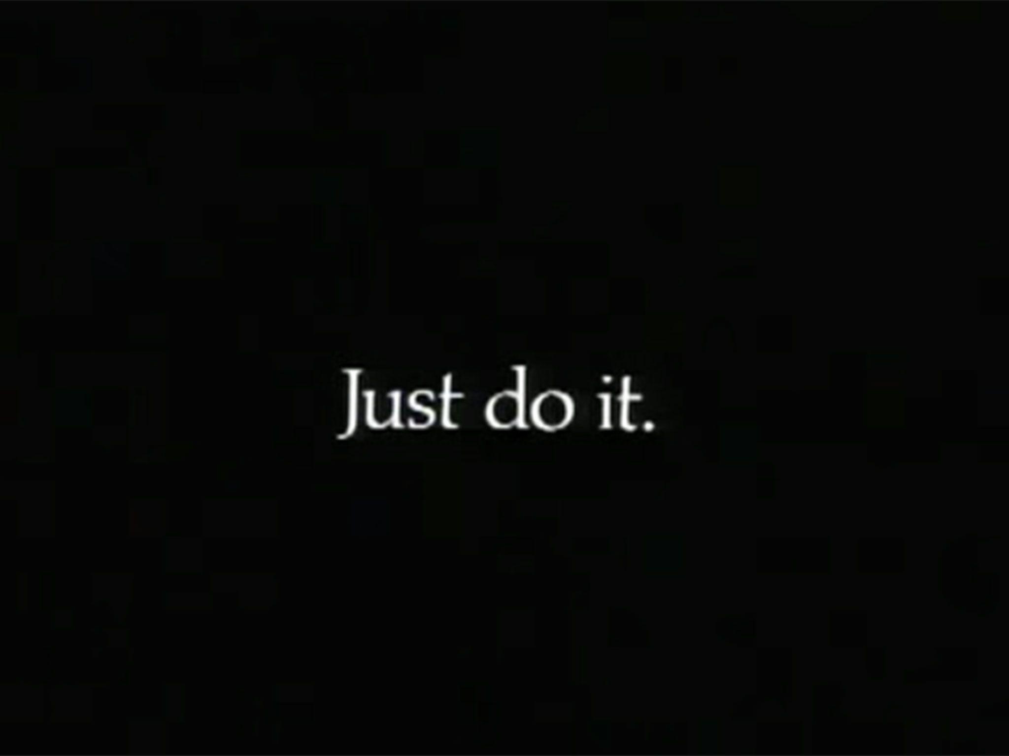 Just Do It Nike Logo - Revealed: Nike's 'Just Do It' slogan was inspired by a convicted ...