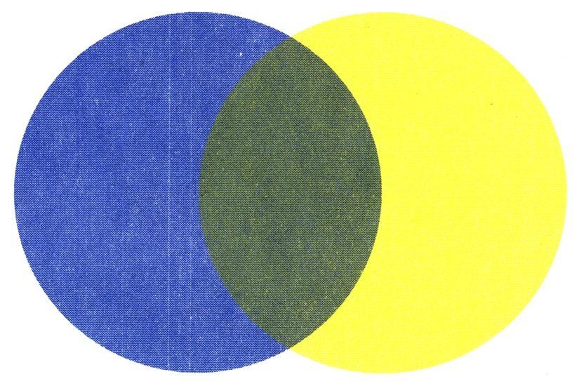 Yellow Blue Circle Logo - Housework(Press)