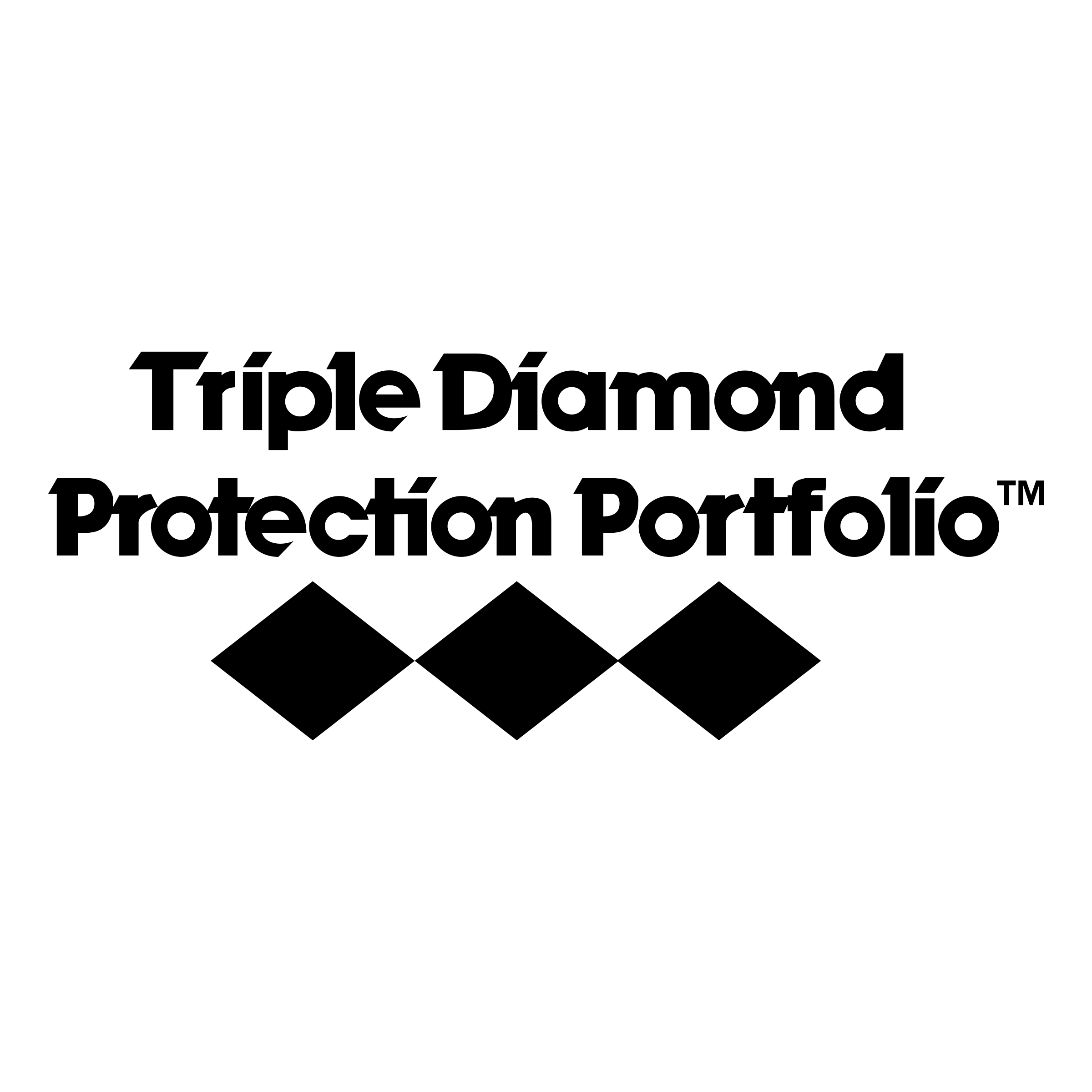 Triple Diamond Logo - Triple Diamond Protection Portfolio Logo PNG Transparent & SVG ...