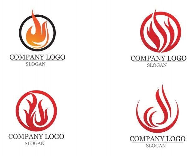 Gas Flame Logo - Warning Flammable Vectors, Photo and PSD files