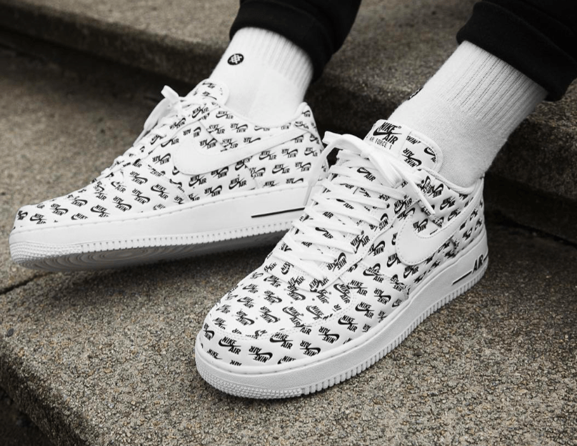 Black and White Air Force Logo - Look For The Nike Air Force 1 Low Logo White Black Soon