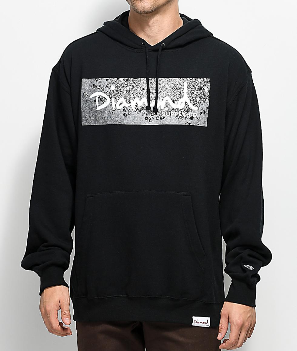 Black Diamond Supply Logo - Diamond Supply Mens Hoodies & Sweatshirts - Co. Scatter Box Logo ...