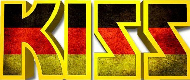 German Kiss Logo - German Logo | Kiss | Kiss logo, Kiss, Gene simmons