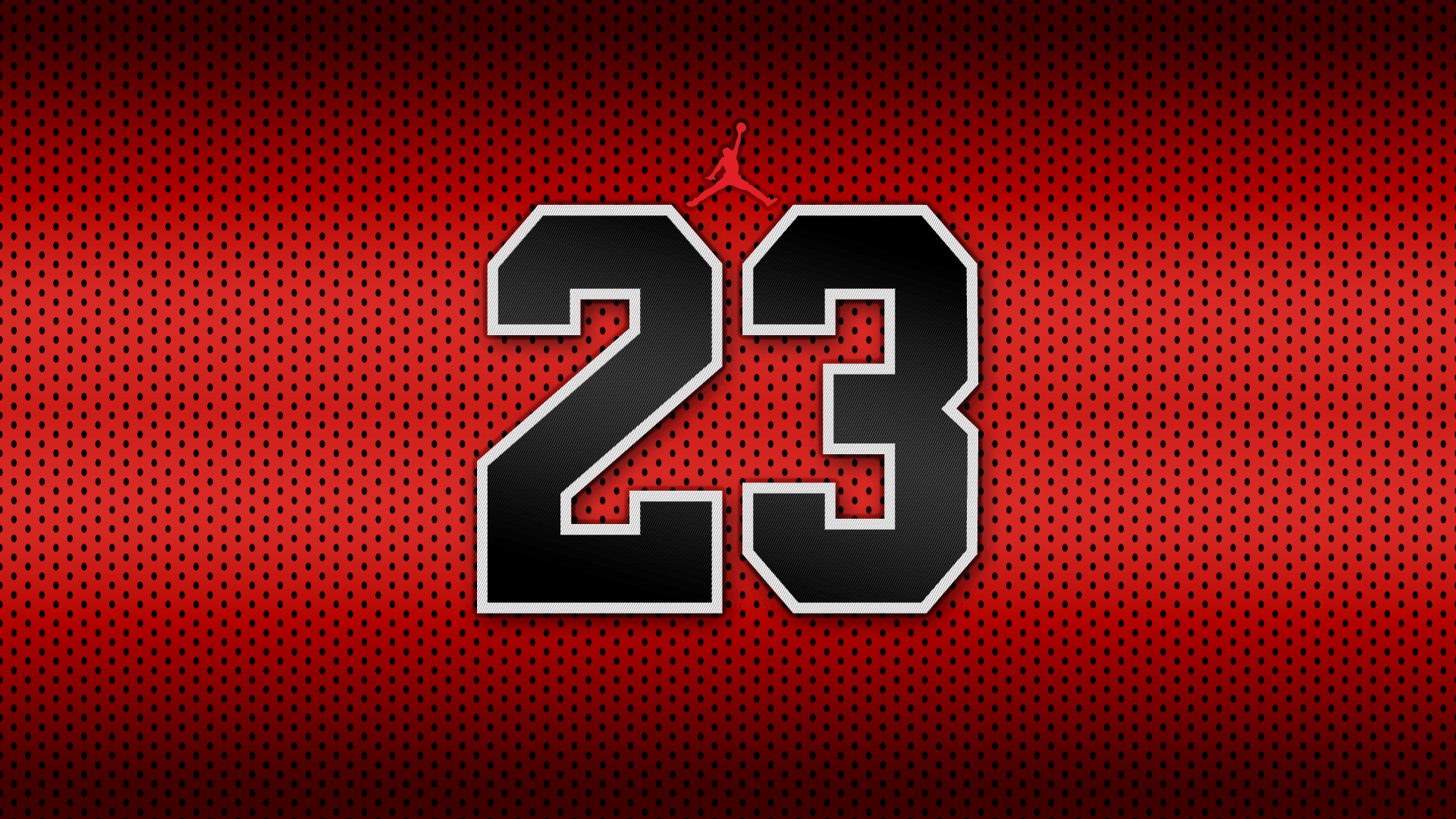 Red Jordan 23 Logo - Jordan Black And Red Wallpaper