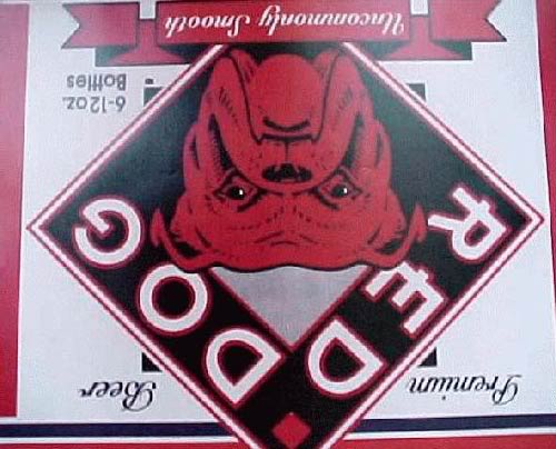 Old Red Dog Logo - Red Dog Beer Logo Upside Down - Actuarial Outpost