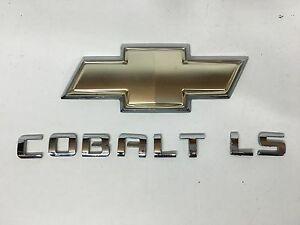 Chevy Cobalt Logo - Chevy Cobalt Rear Emblems Logo & COBALT LS Script OEM