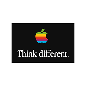 Different Apple Logo - Apple Think Different logo vector