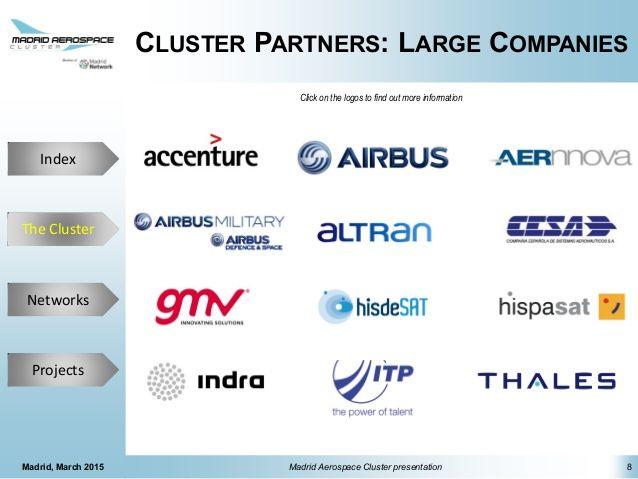 Aerospace Company Logo - 15 03 presentation madrid aerospace cluster