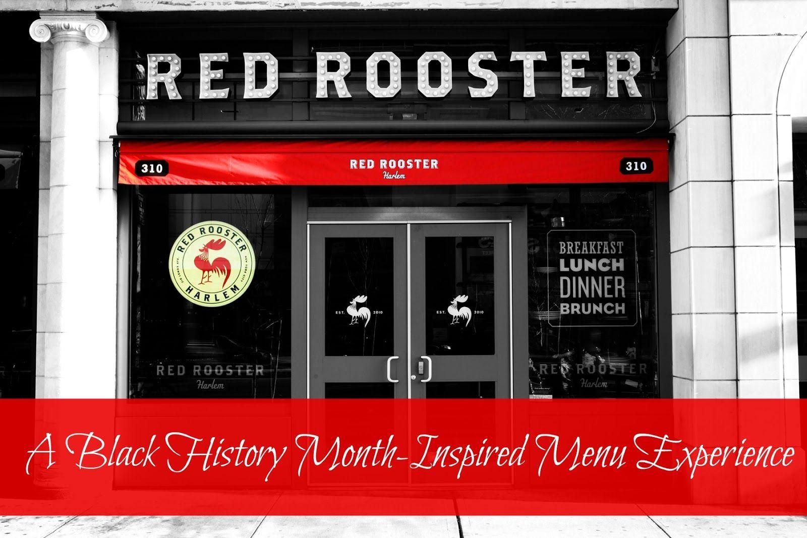 Black and Red Rooster Restaurant Logo - Harlem Lovebirds: A Culinary Black History Month Experience at Red