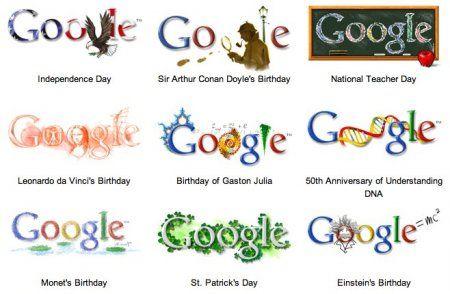 Different Google Logo - Talking about Doodles of Google
