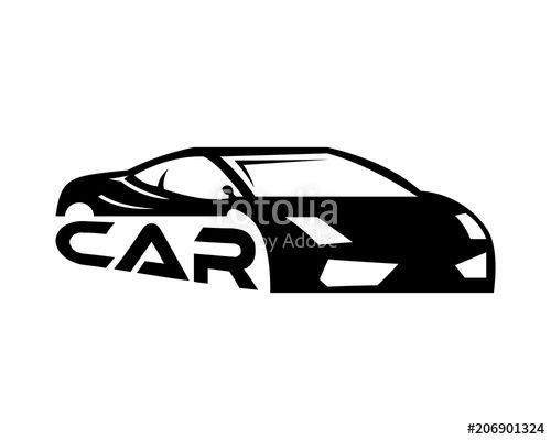 Stylized Ford Logo - Car symbol logo template, stylized vector silhouette