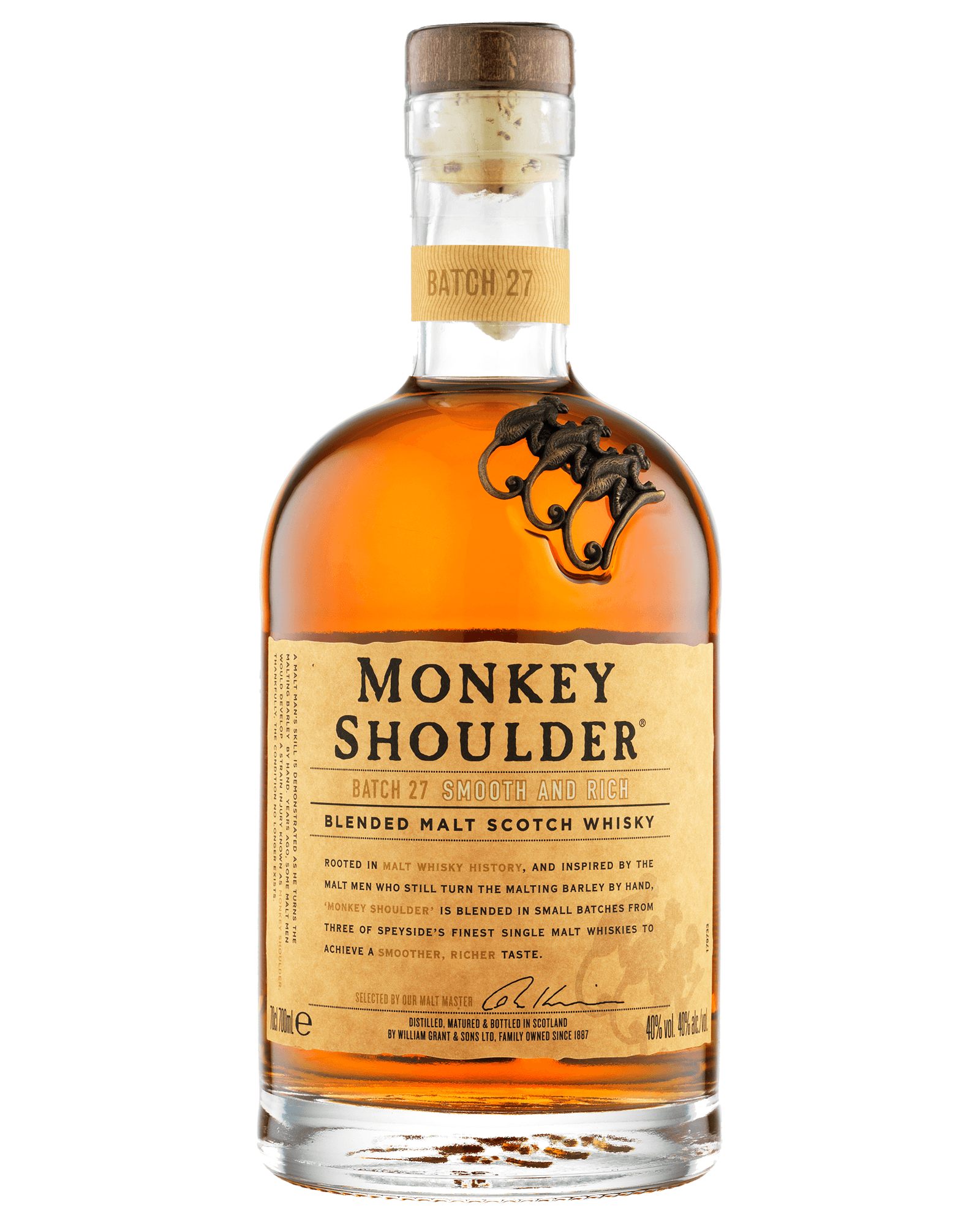 Monkey Shoulder Whiskey Logo - Monkey Shoulder Scotch Whisky 700mL. Dan Murphy's. Buy Wine