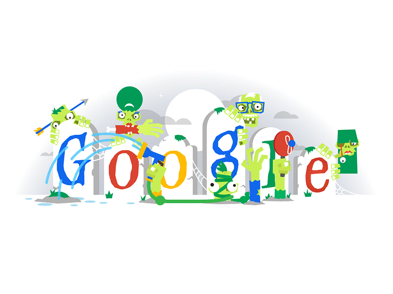 Different Google Logo - Google Doodle - Zombies by Markus Magnusson | Dribbble | Dribbble