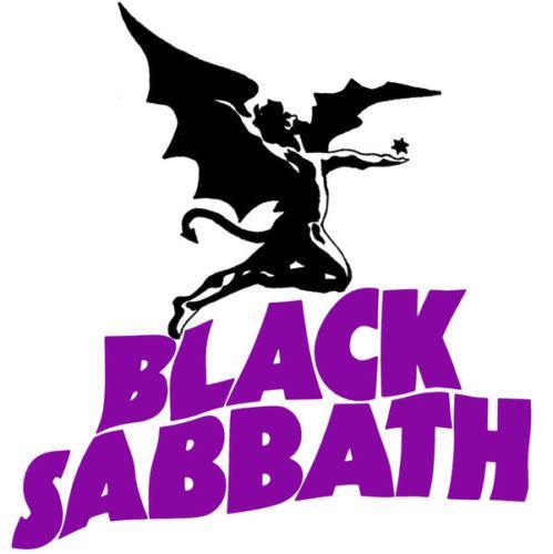 Black Sabbath Logo - Black Sabbath Logo Paranoid Heavy Metal OZZY Sticker Or Magnet In T
