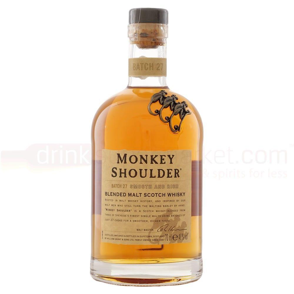 Monkey Shoulder Whiskey Logo - Monkey Shoulder Whisky 70cl - DrinkSupermarket