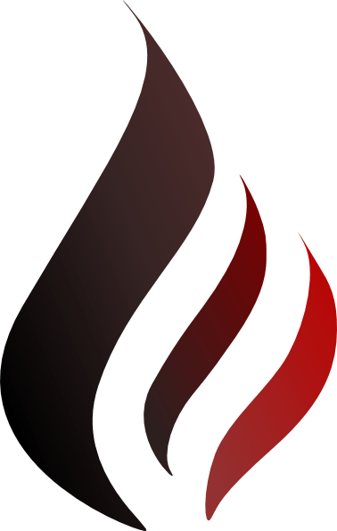Black and Red Flame Logo - Black To Red Flame Clip Art at Clker.com - vector clip art online ...