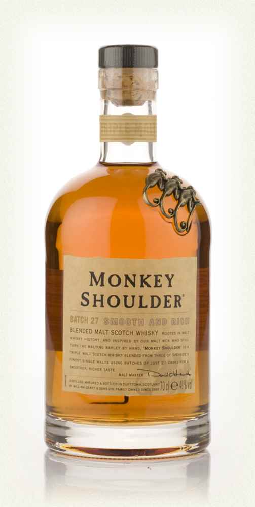 Monkey Shoulder Whiskey Logo - Monkey Shoulder Blended Malt Scotch Whisky of Malt
