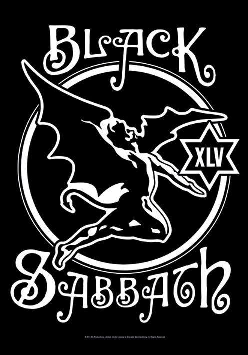 Black Sabbath Logo - 45th Anniversary Logo. Black Sabbath Flag