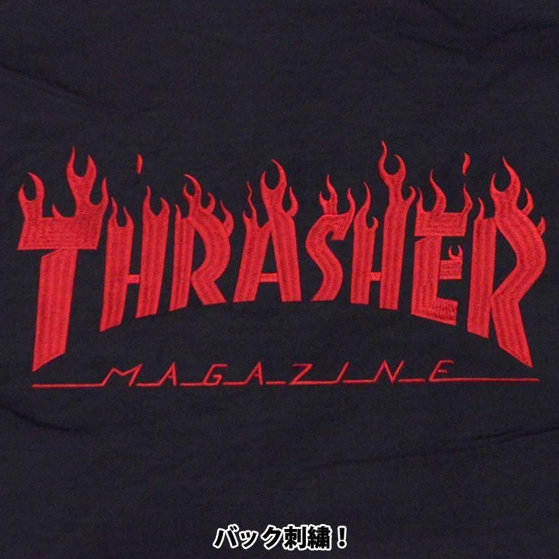 Black and Red Flame Logo - WARP WEB SHOP RAKUTENICHIBATEN: Slasher THRASHER FLAME COACH JACKET ...